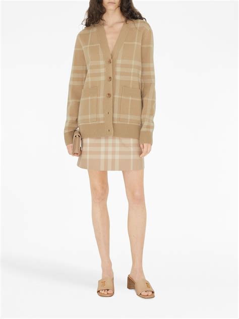 burberry jacquard sweater|Duck Wool Cashmere Blend Sweater in Dark moss .